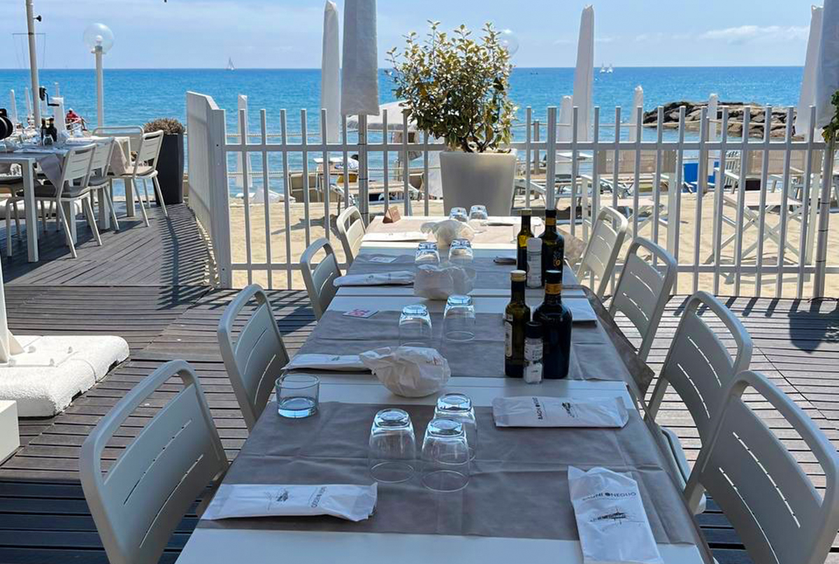 ristorante sul mare Imperia